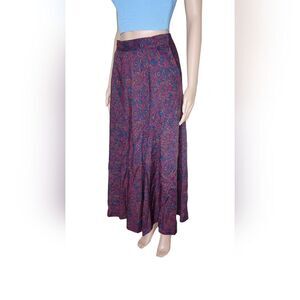 Dior Multicolor Paisley Maxi Skirt